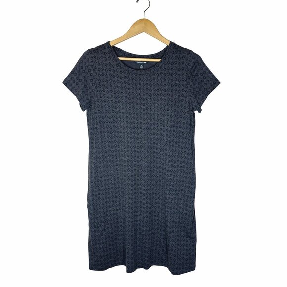 Toad & Co Windmere II Organic Cotton Dress Womens Size M Athleisure Pockets Gray - Picture 1 of 7